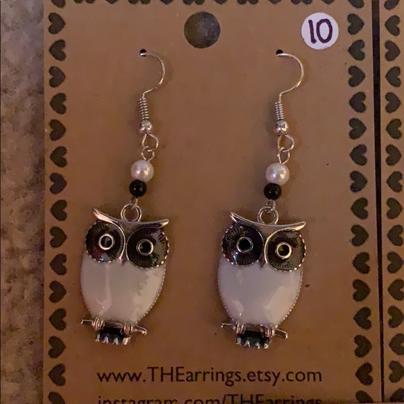 Set of Owl Earrings - Picture 2 of 4